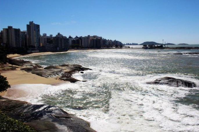 Apartmán Janela Sobre O Mar De Guarapari Exteriér fotografie